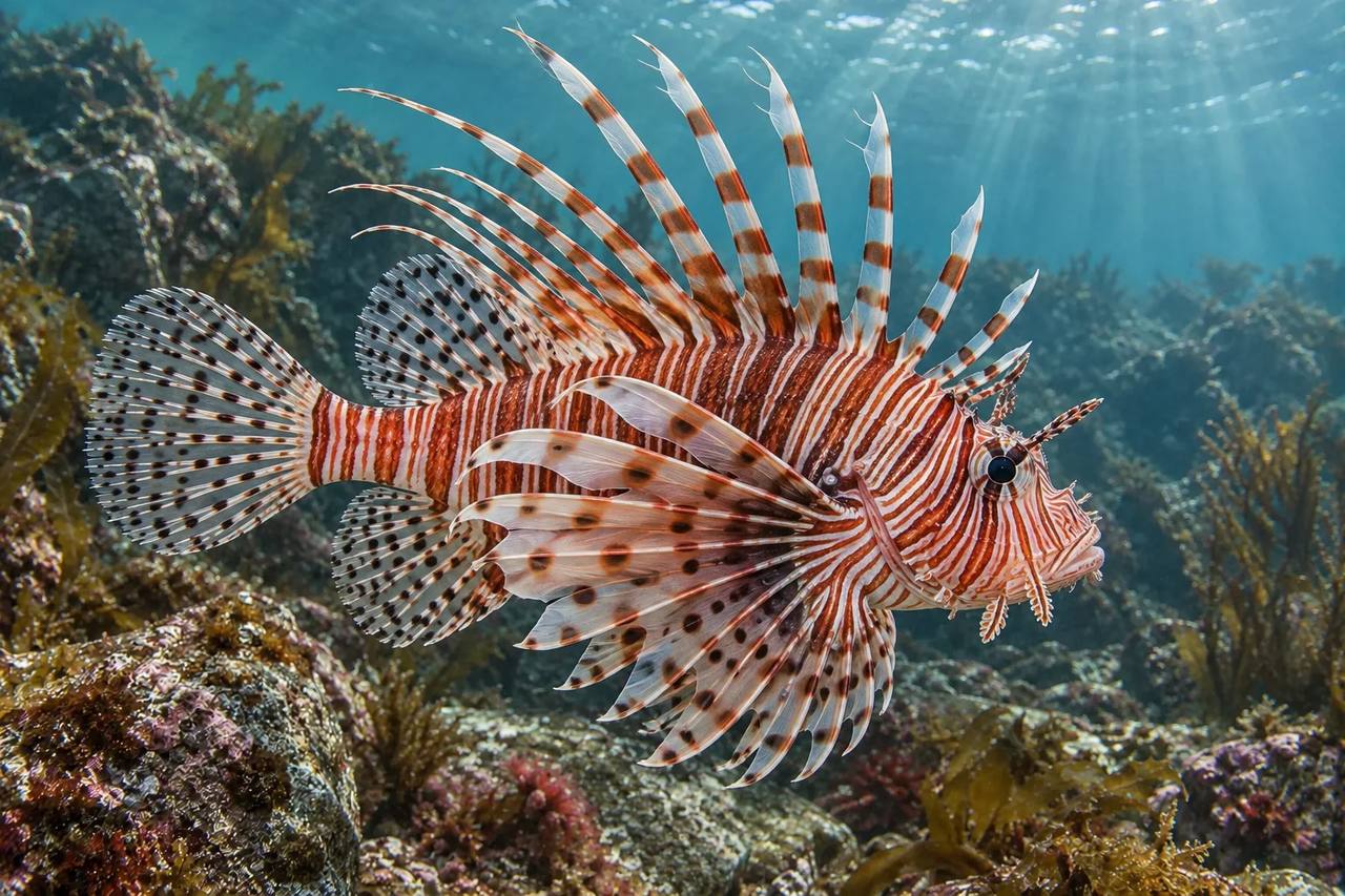 Red Lionfish